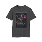 "The Humble Knight" Retro Sci‑Fi Armor Poster Tee