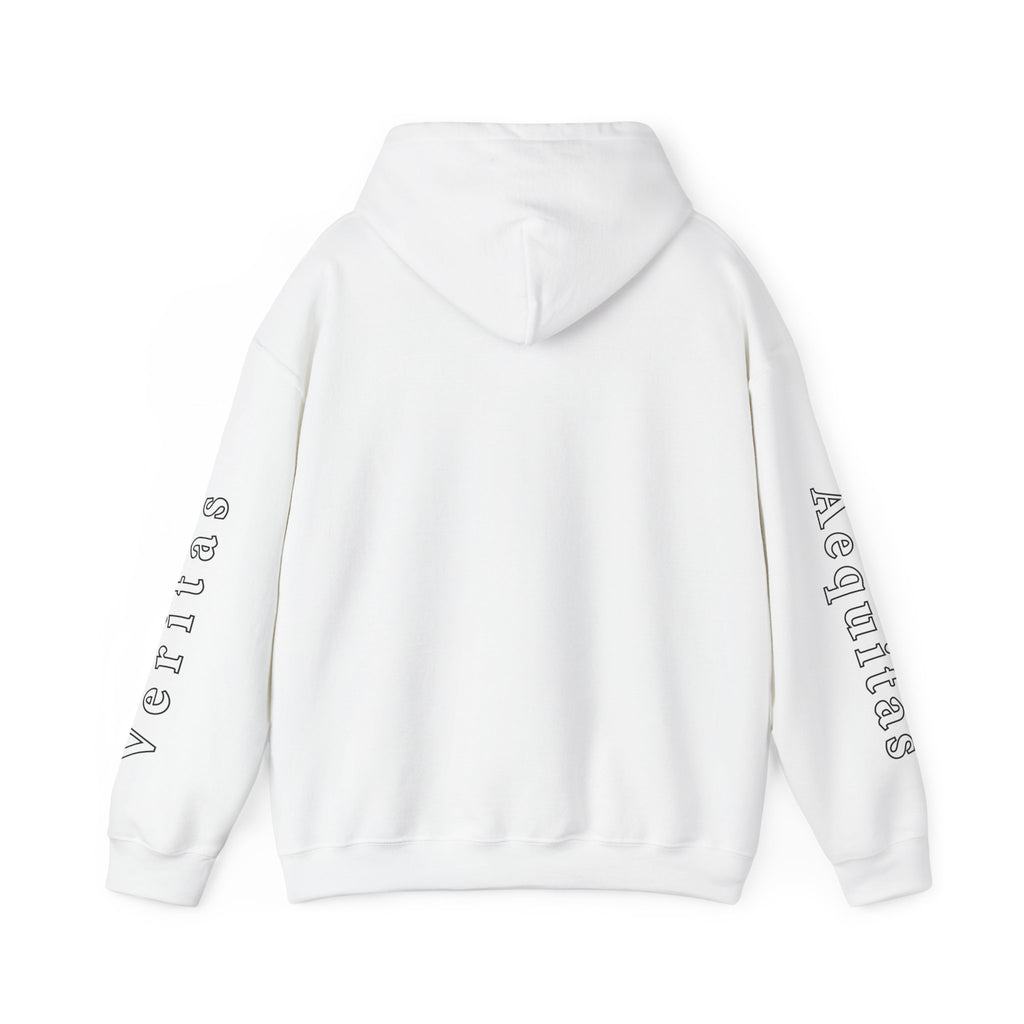Veritas Aequitas "In Nomine Patris, et Filii, et Spiritus Sancti" Sleeve Scripture Pullover