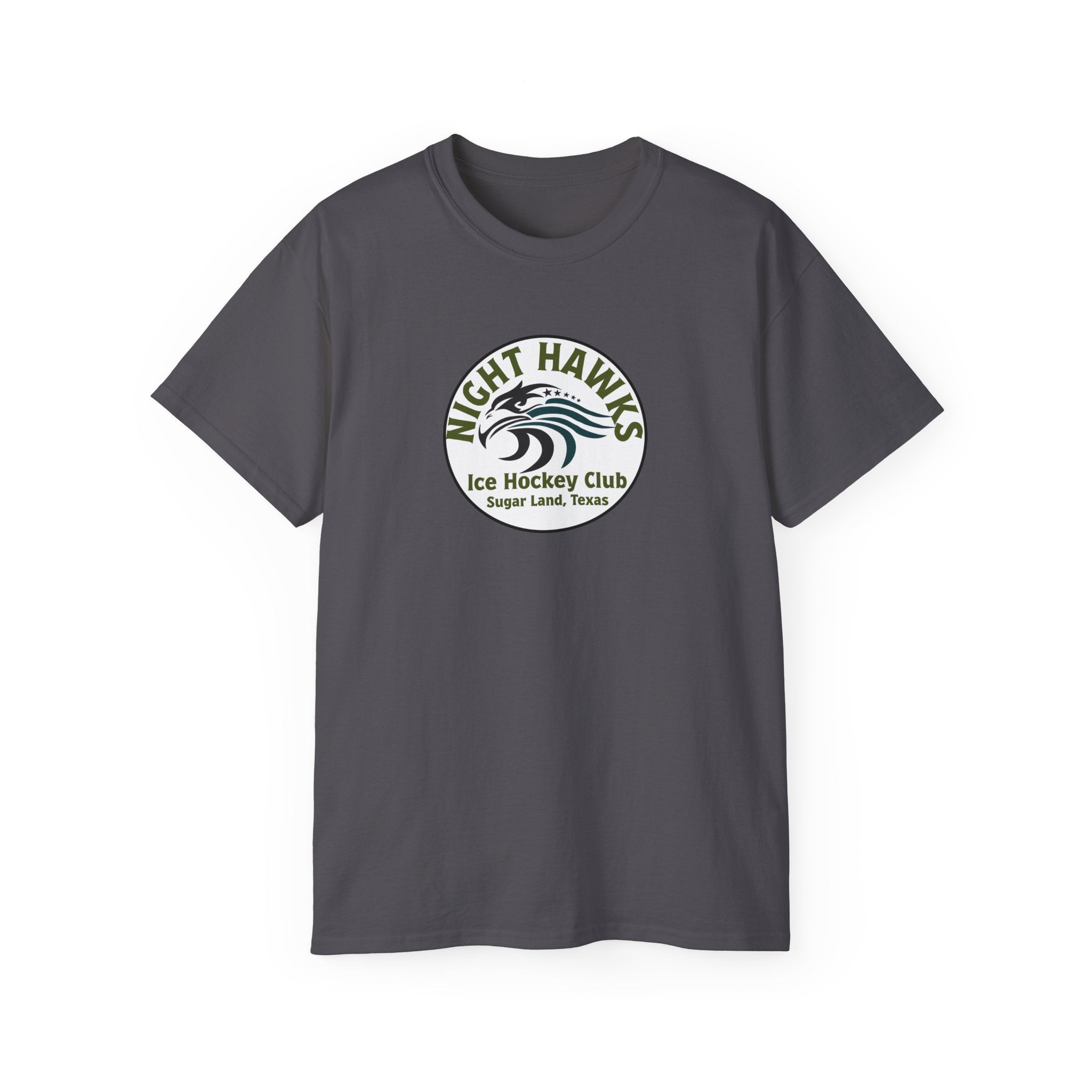 Night Hawks Ice Hockey Club Tee — Sugar Land, Texas Vintage Logo