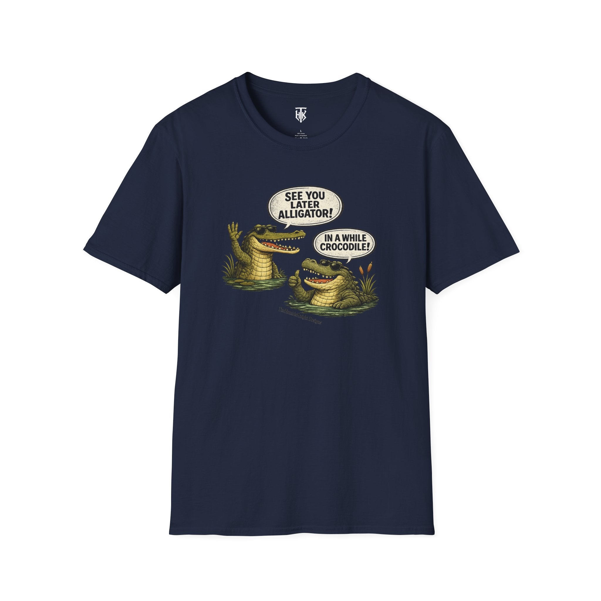 "See You Later Alligator / In A While Crocodile" Retro Graphic Tee