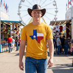 Texas Flag Map T-Shirt — Lone Star State Pride Tee
