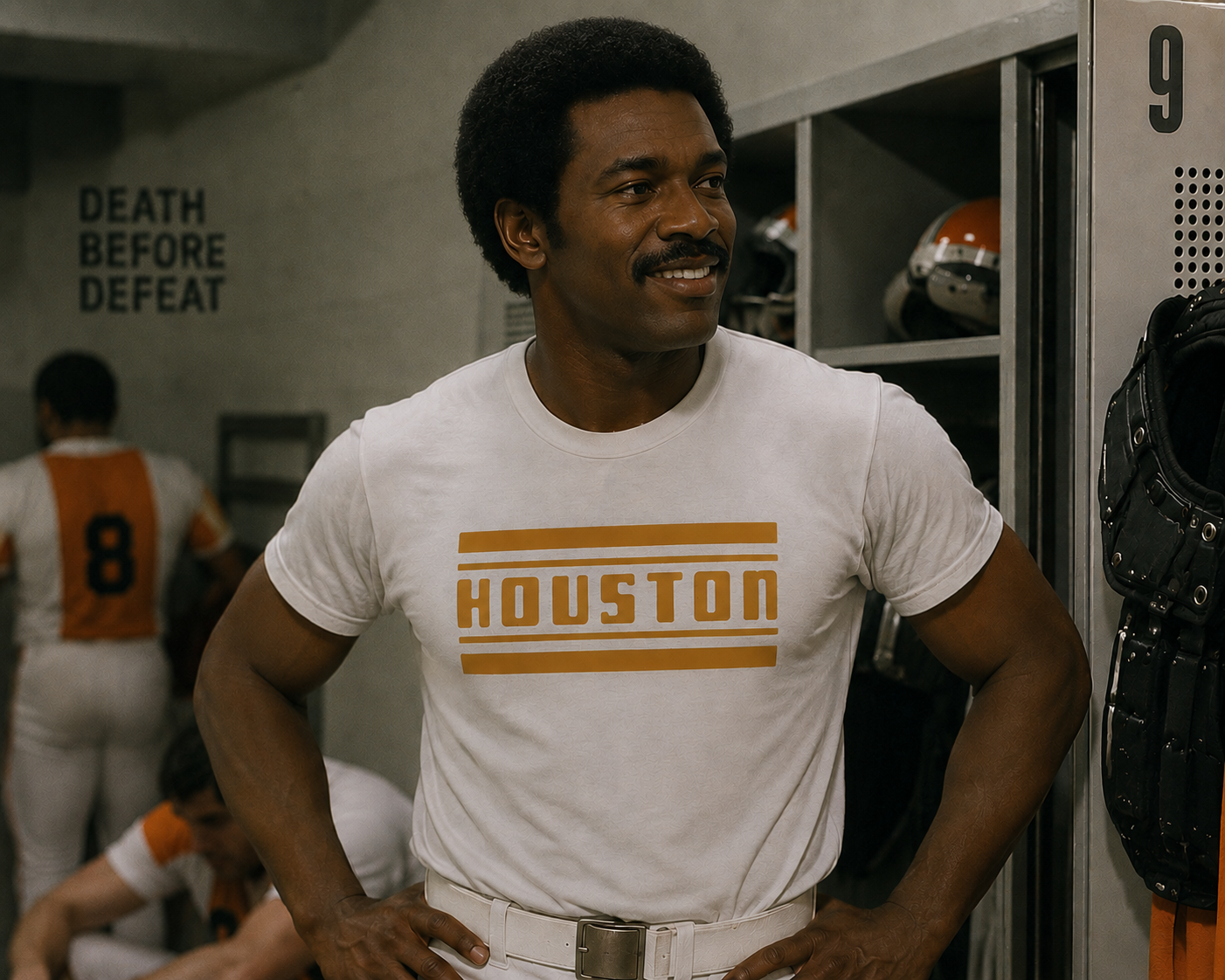 Houston Energy 70's Retro Stripe T-Shirt