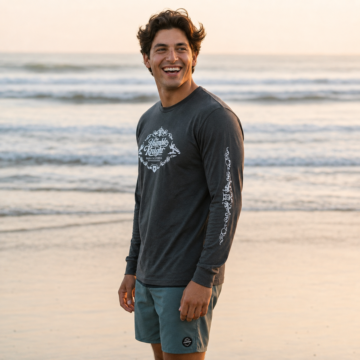 Humble Knight Vintage Logo Long Sleeve Tee