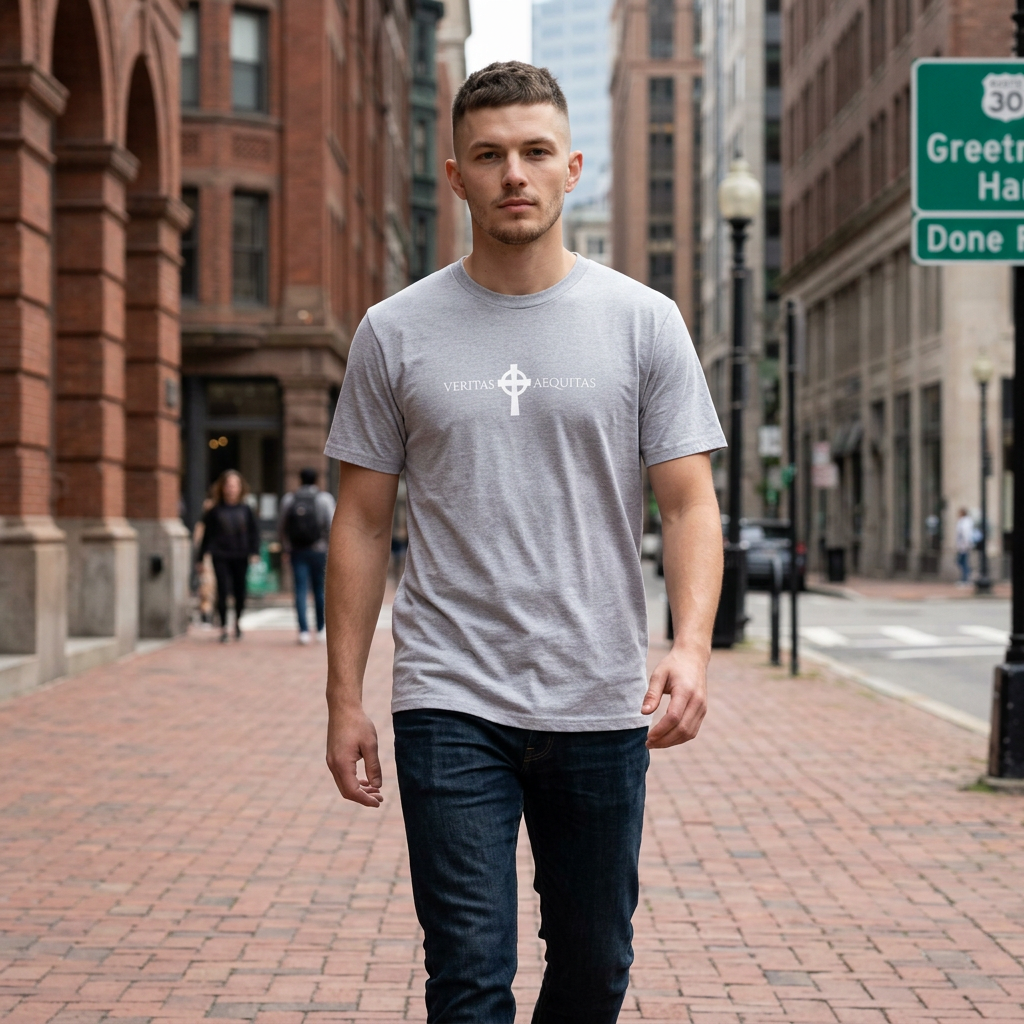 Veritas Aequitas Cross T-Shirt
