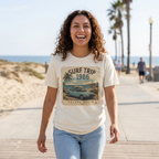 The HumbleKnight Surf Trip 1986 T-Shirt — Vintage Beach Surfboard Retro Vacation Tee