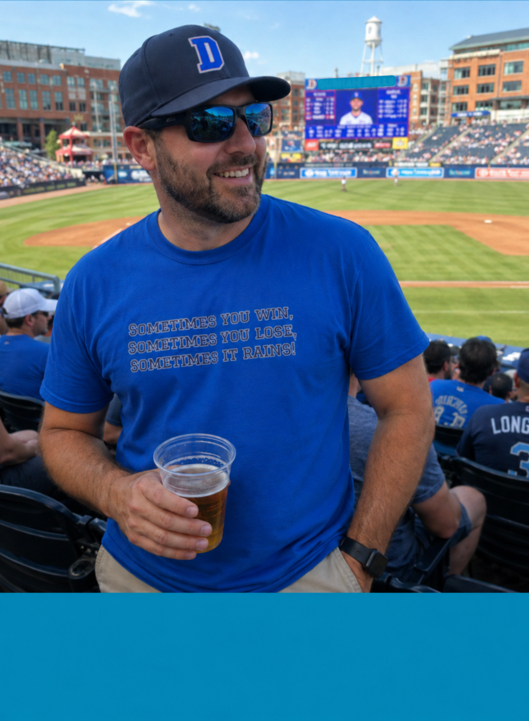 ‘Sometimes You Win, Sometimes You Lose, Sometimes It Rains’ T-Shirt