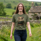 Vintage Racing T-Shirt — XKE "Pure Elegance" Goodwood Poster Tee