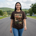 Connecticut Highlands Vintage Racing Tee — "Conn. Highlands" Retro Car Poster T-Shirt