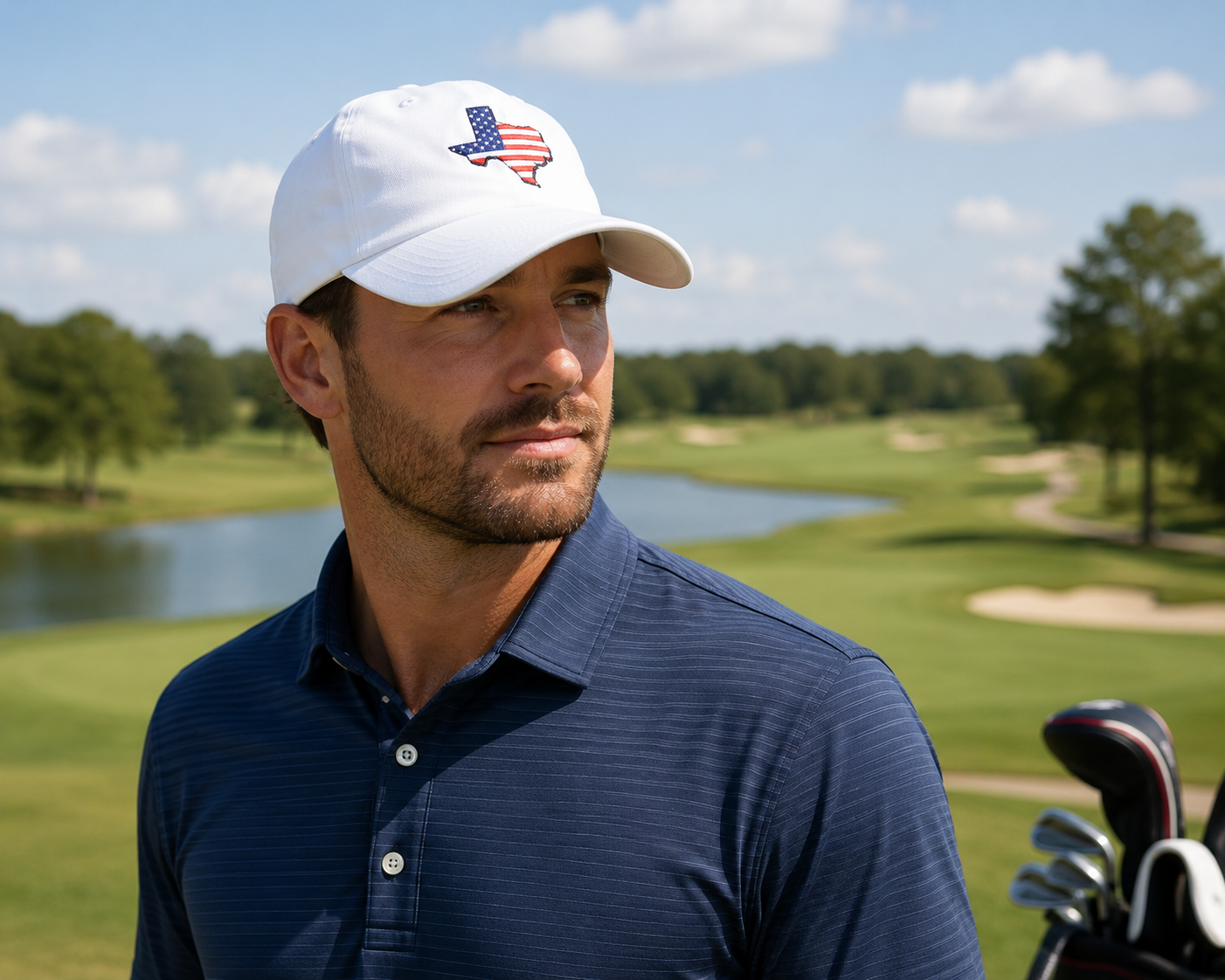 Texas Flag Dad Cap – American USA Lone Star Baseball Hat