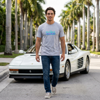 T-Shirt — "The Humble Knight" Retro Pastel Logo Tee
