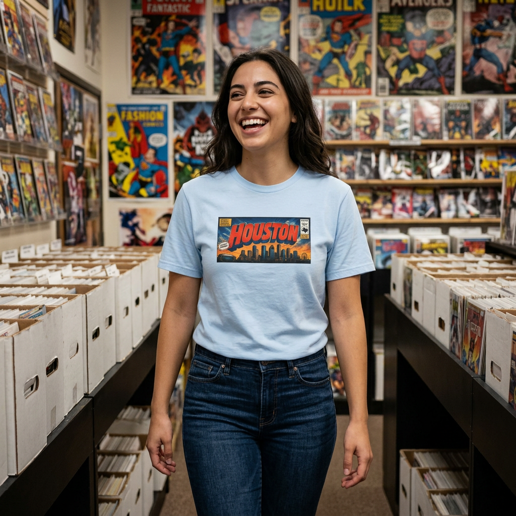 Houston Comic Skyline Tee