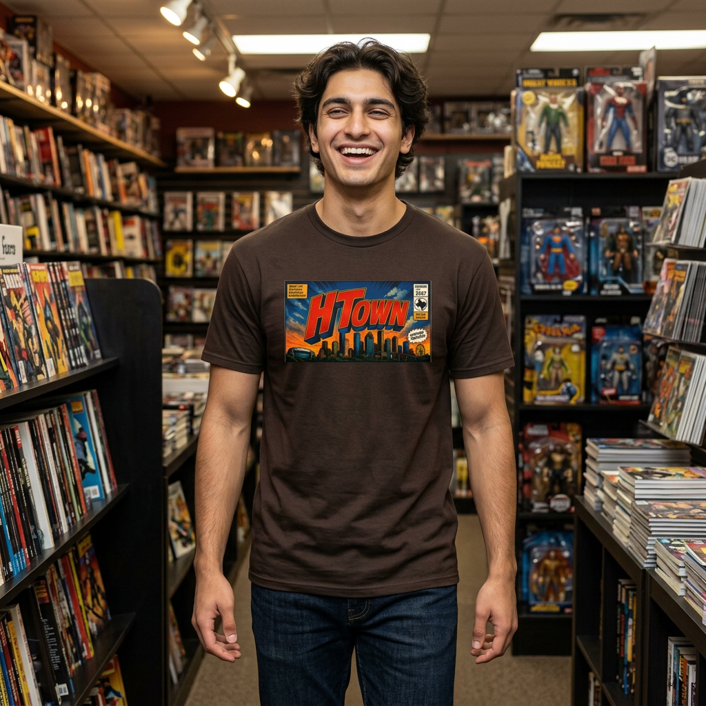 H-Town Comic Skyline Tee
