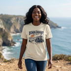 HumbleKnight Surf Jeep T-Shirt — Vintage Beach Adventure Graphic Tee