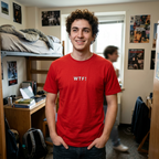 WTF! Graphic Tee — Funny Minimal Statement T-Shirt