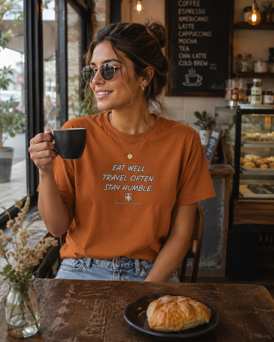 Eat Well. Travel Often. Stay Humble. Tee