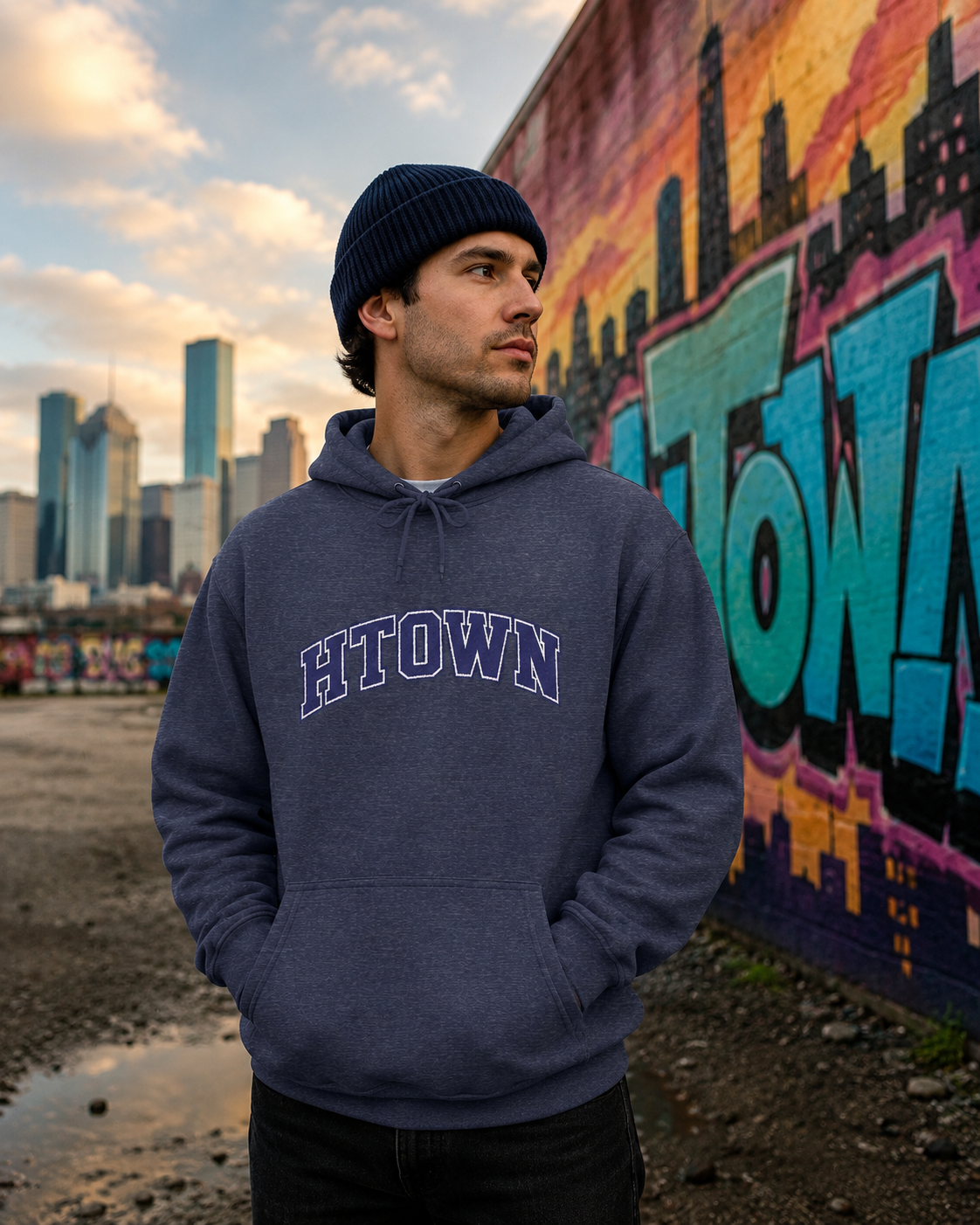 HTown Embroidered hoodie