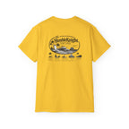 Humble Knight Surf Shop Tee - Vintage Beach Logo Cotton T-Shirt