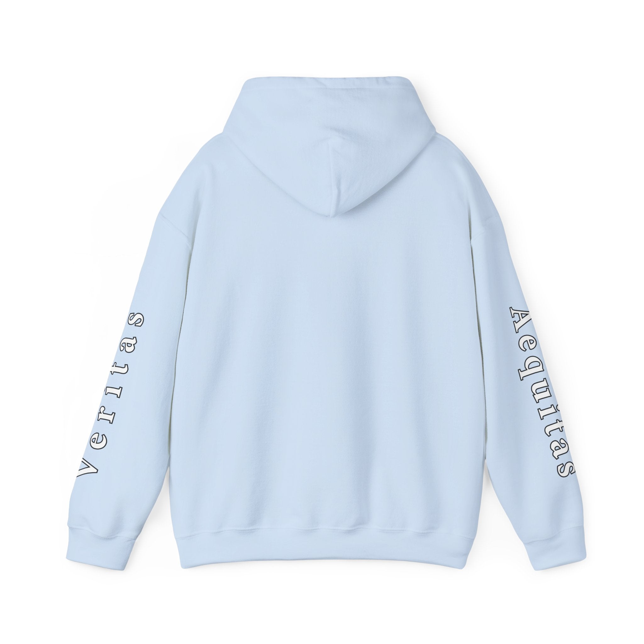 Veritas Aequitas "In Nomine Patris, et Filii, et Spiritus Sancti" Sleeve Scripture Pullover