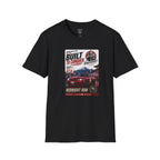 Built to Conquer Racing T-Shirt — Midnight Run Vintage Car Graphic