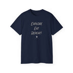 Explore Eat Repeat T-Shirt — Travel & Foodie Tee