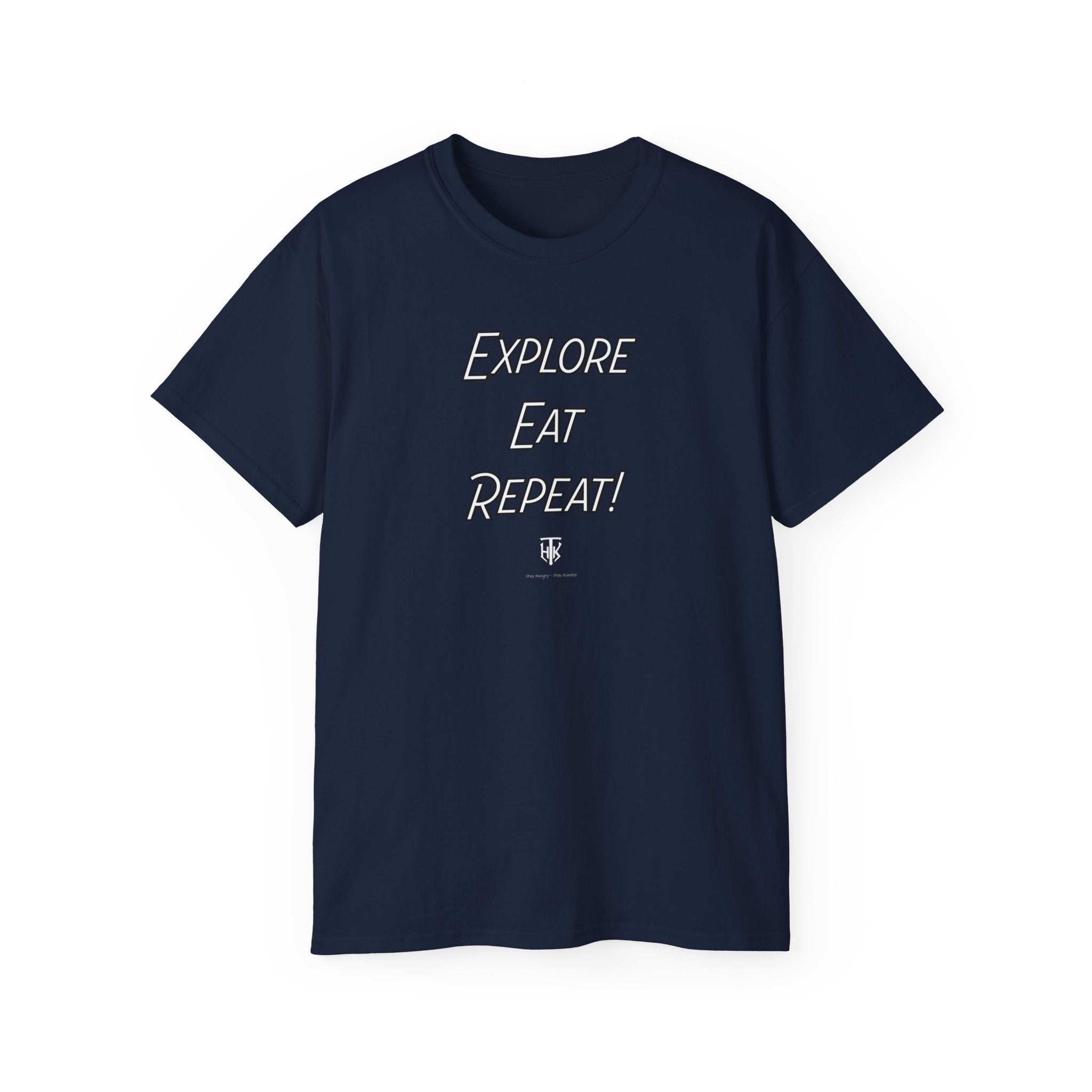 Explore Eat Repeat T-Shirt — Travel & Foodie Tee