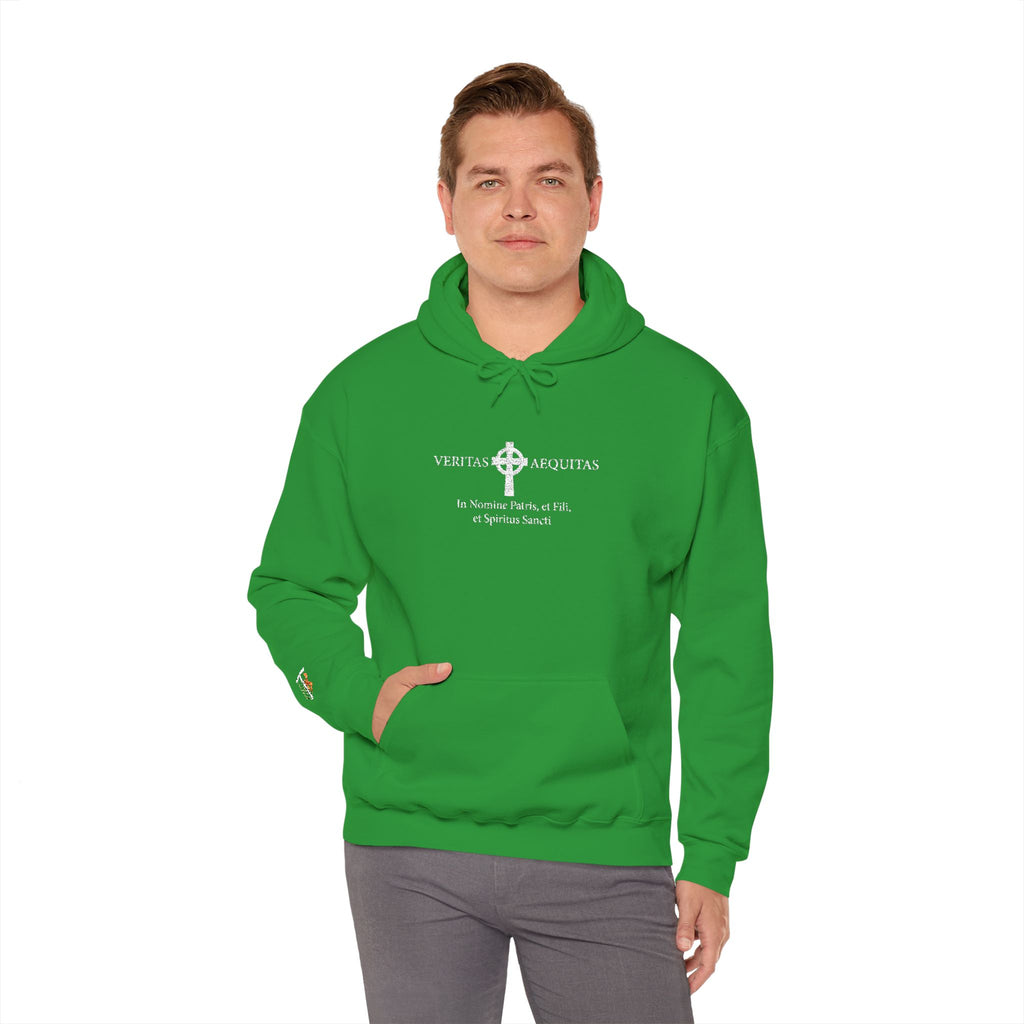 Veritas Aequitas. Embroidered Hoodie