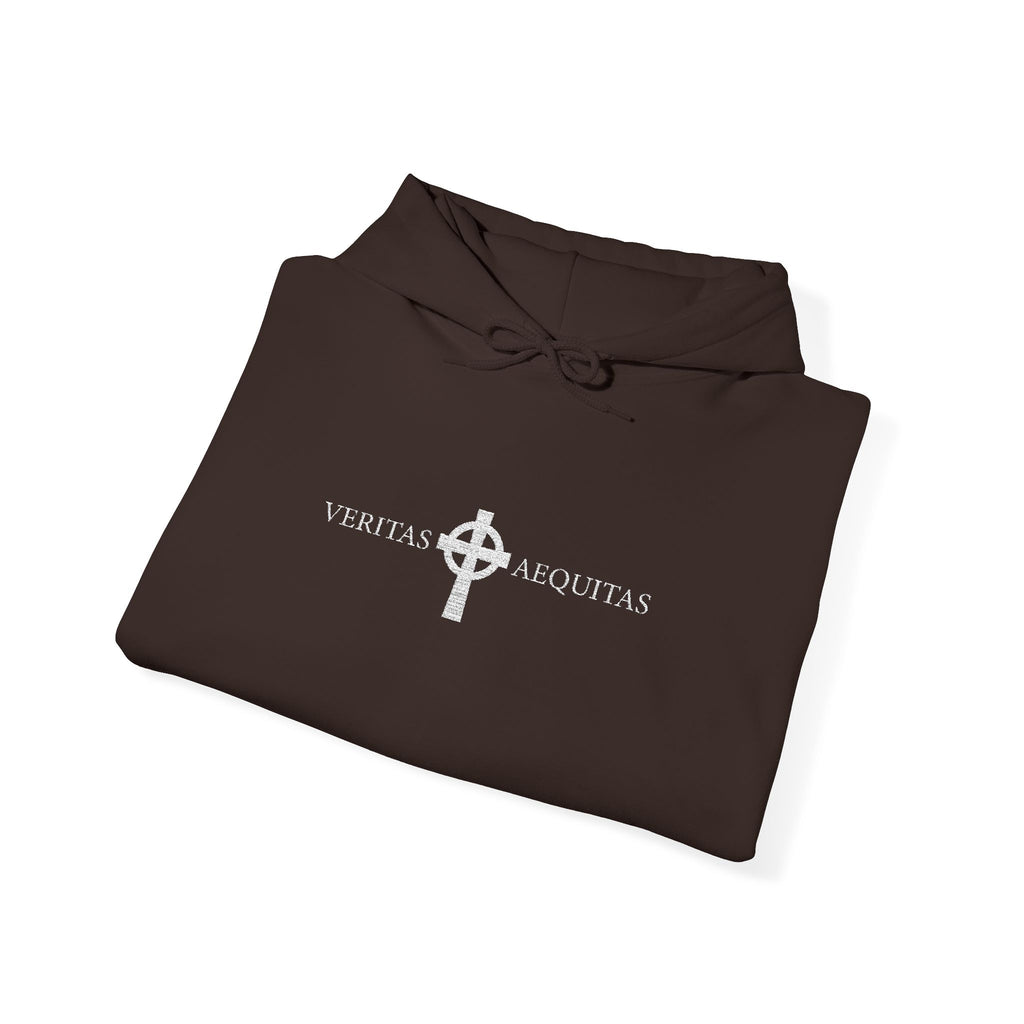 'Veritas Aequitas' Embroidered Streetwear Pullover