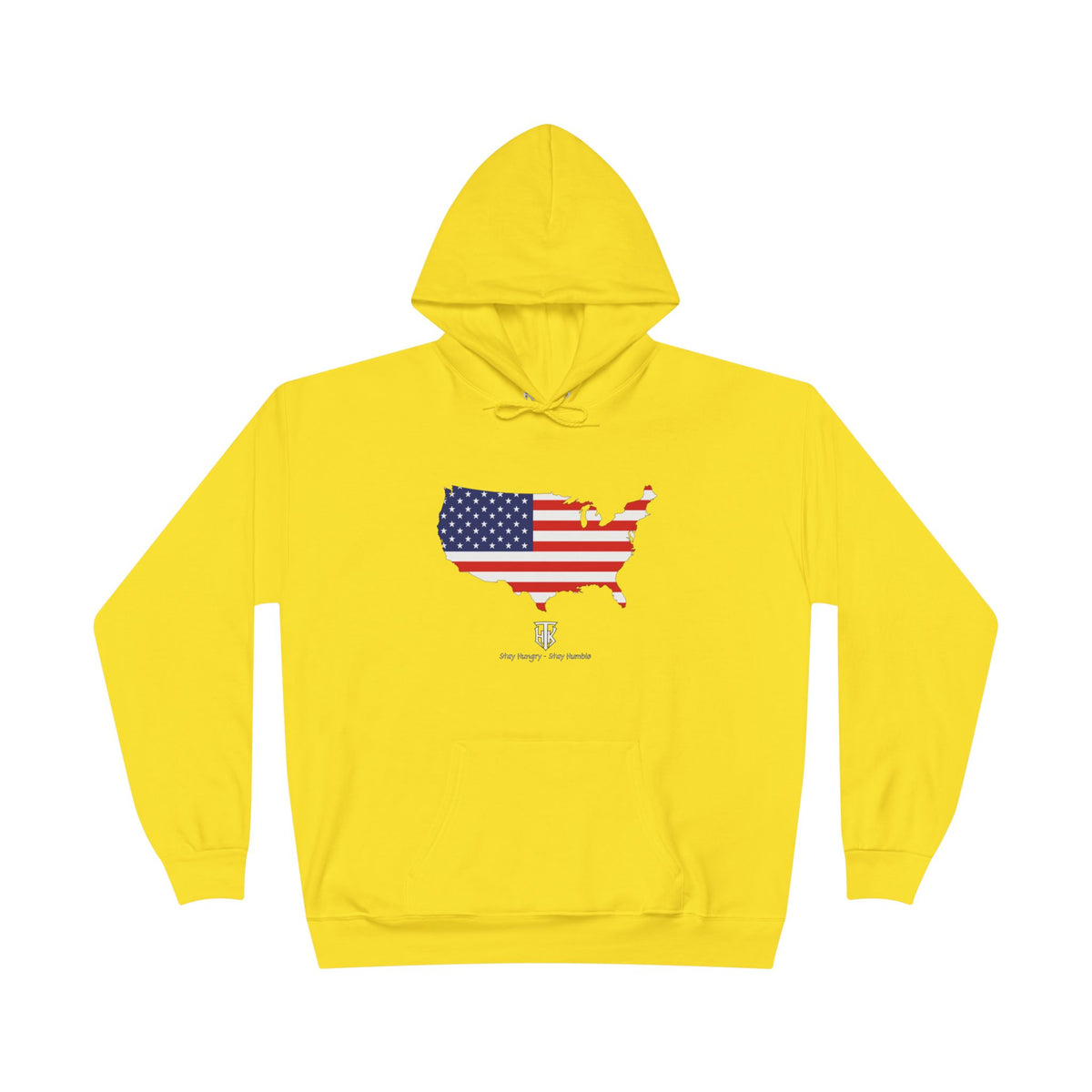 THK American Flag USA Map Hoodie