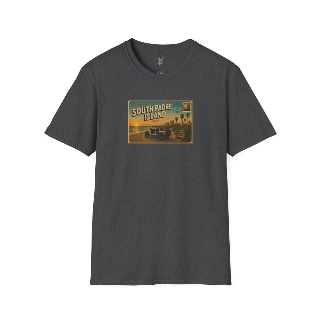 South Padre Island Postcard Vintage Beach T-Shirt