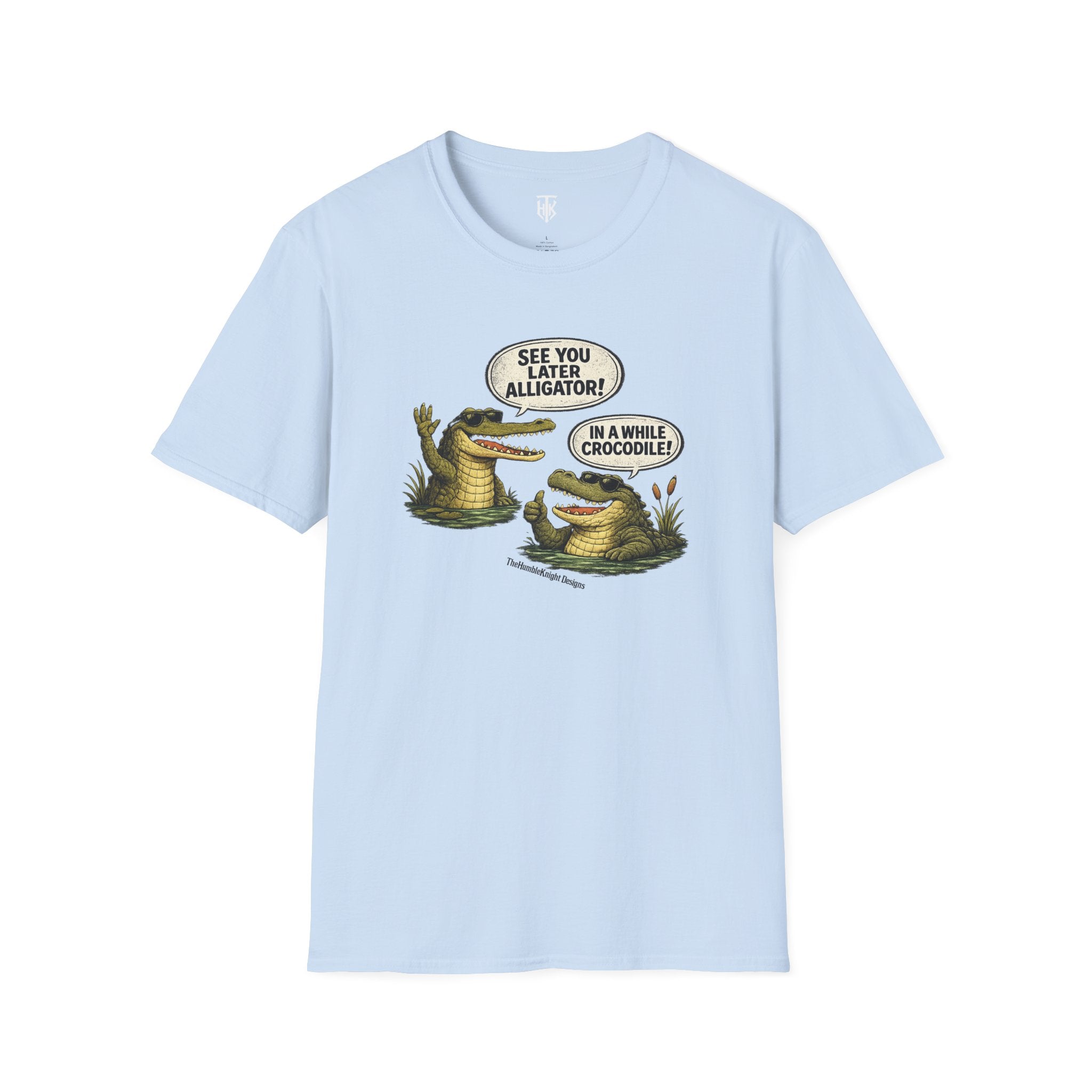 "See You Later Alligator / In A While Crocodile" Retro Graphic Tee