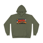 Houston Skyline Hoodie — Vintage Comic Book Design