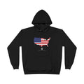THK American Flag USA Map Hoodie