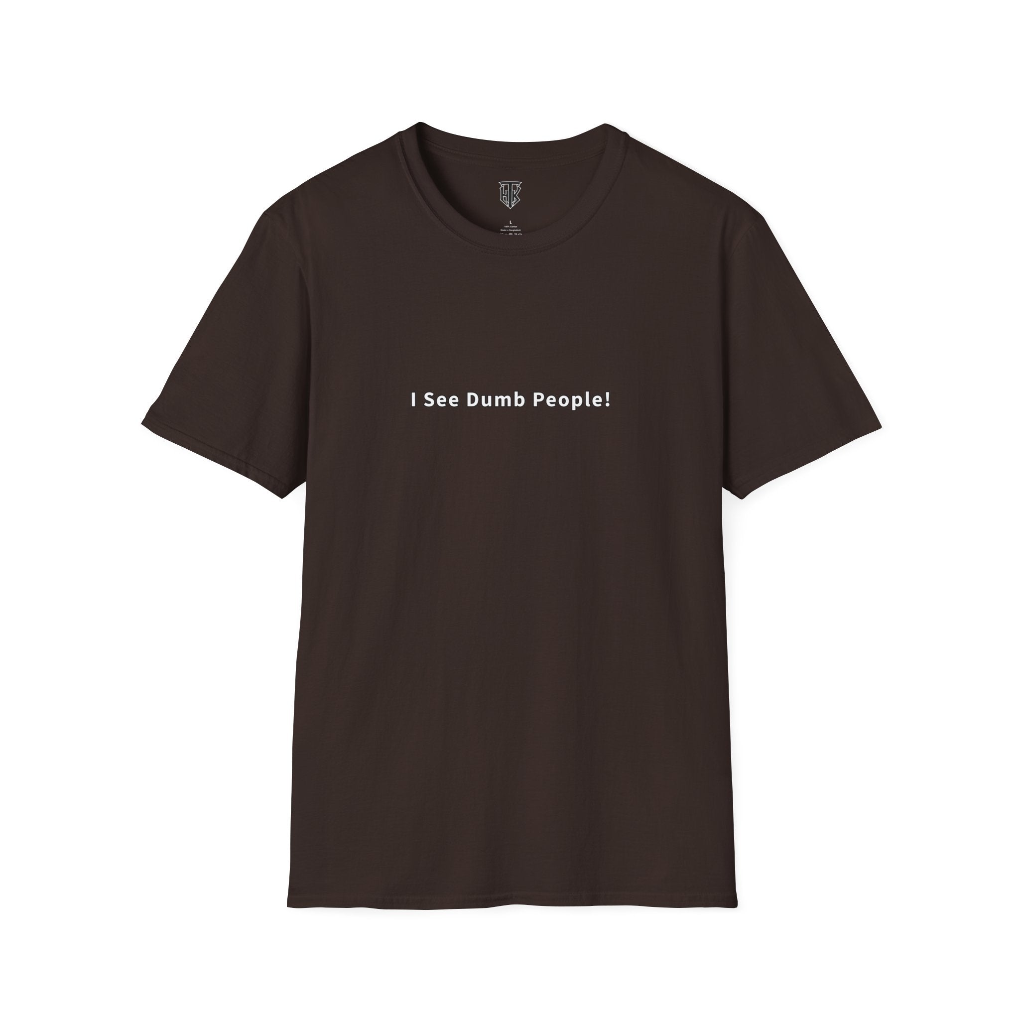 "I See Dumb People!" Minimalist Graphic Tee