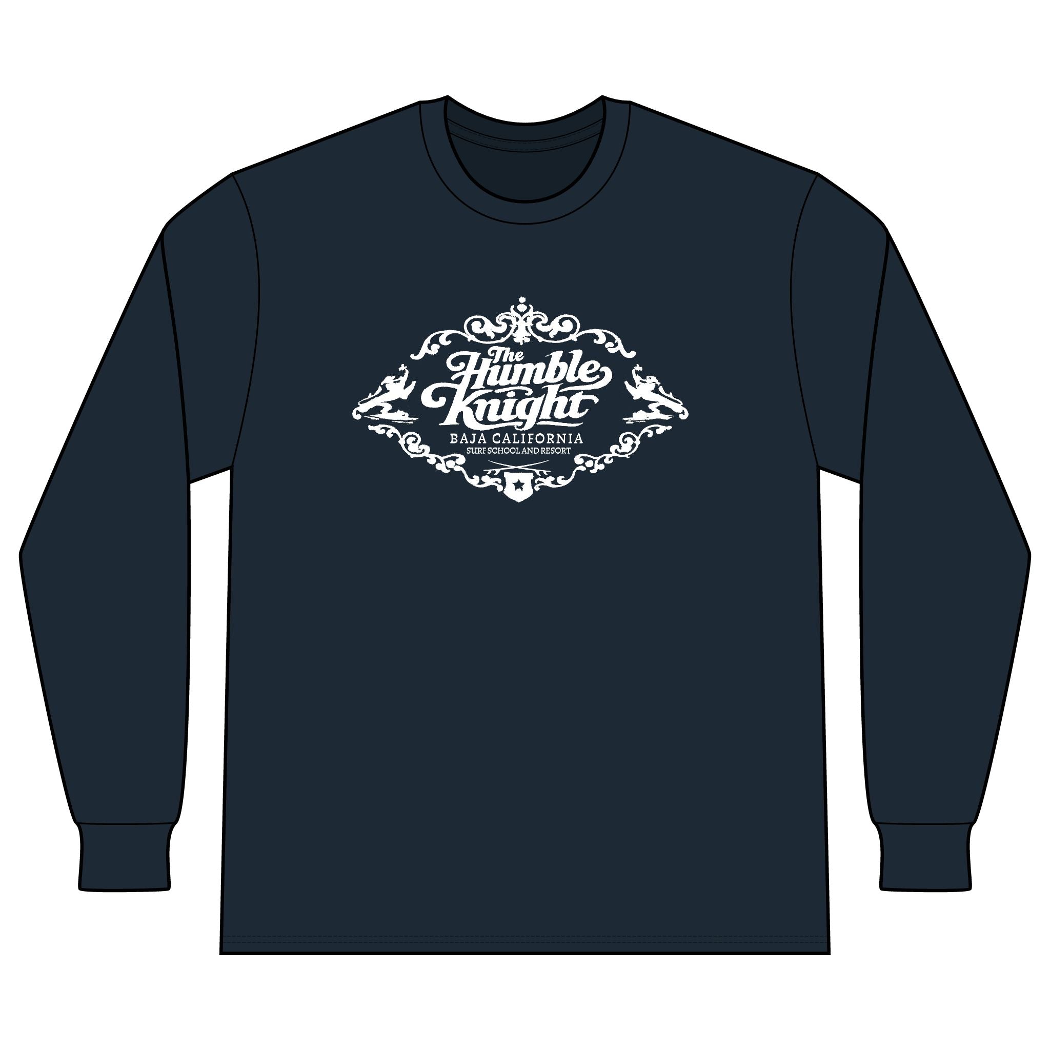 Humble Knight Vintage Logo Long Sleeve Tee