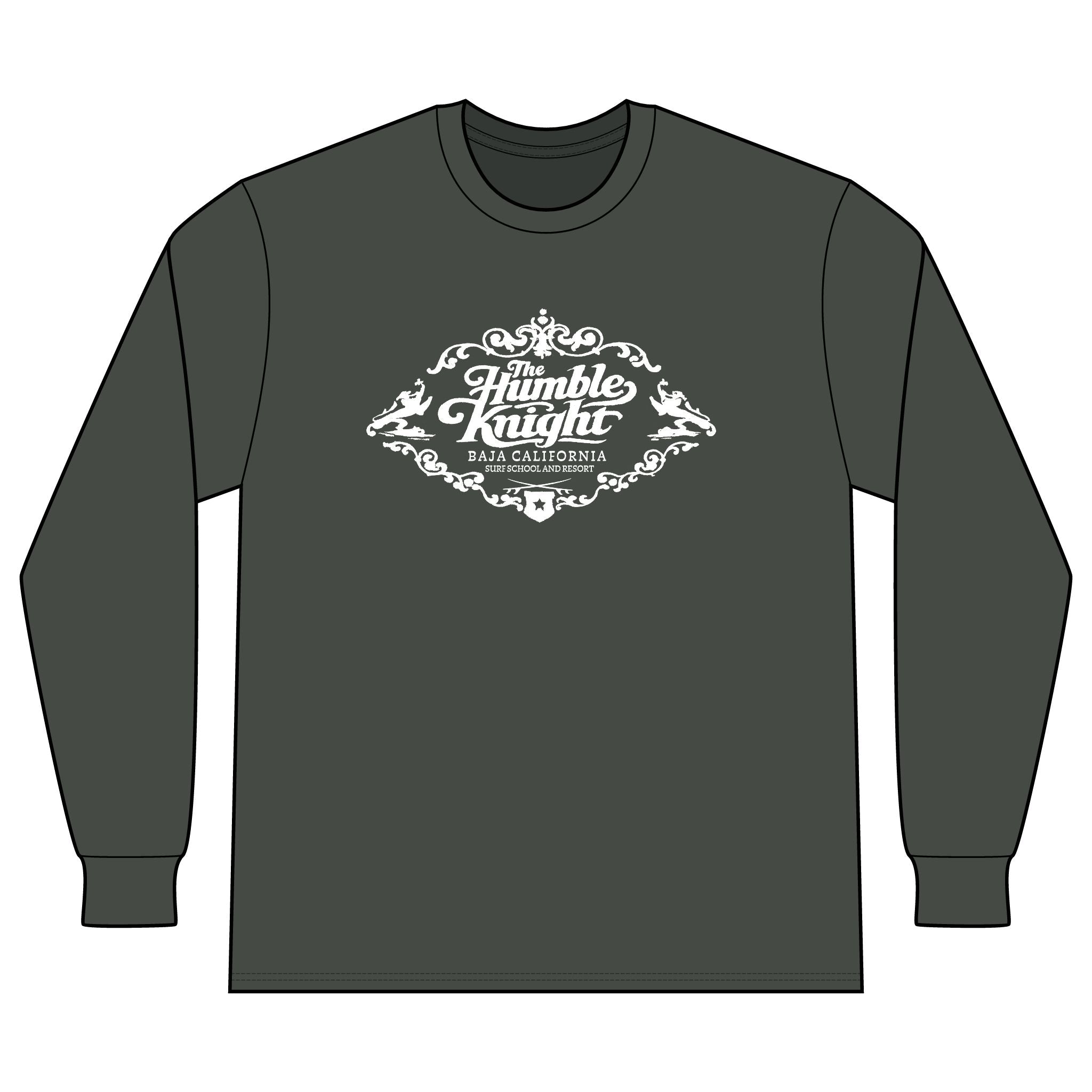 Humble Knight Vintage Logo Long Sleeve Tee