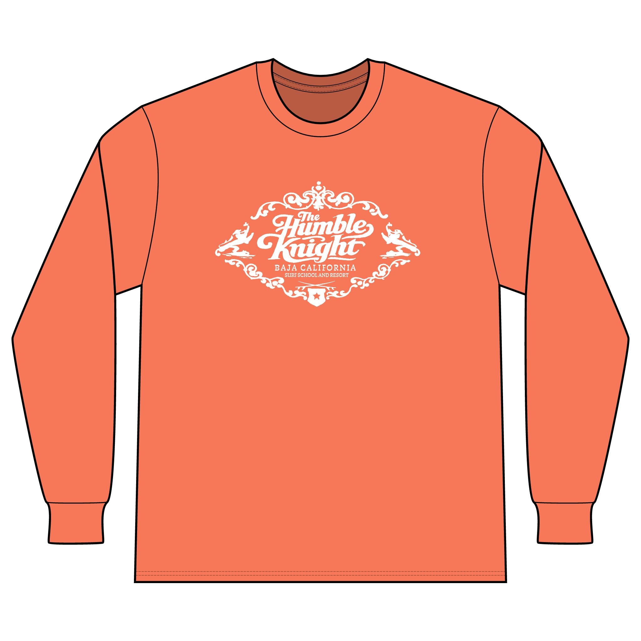 Humble Knight Vintage Logo Long Sleeve Tee