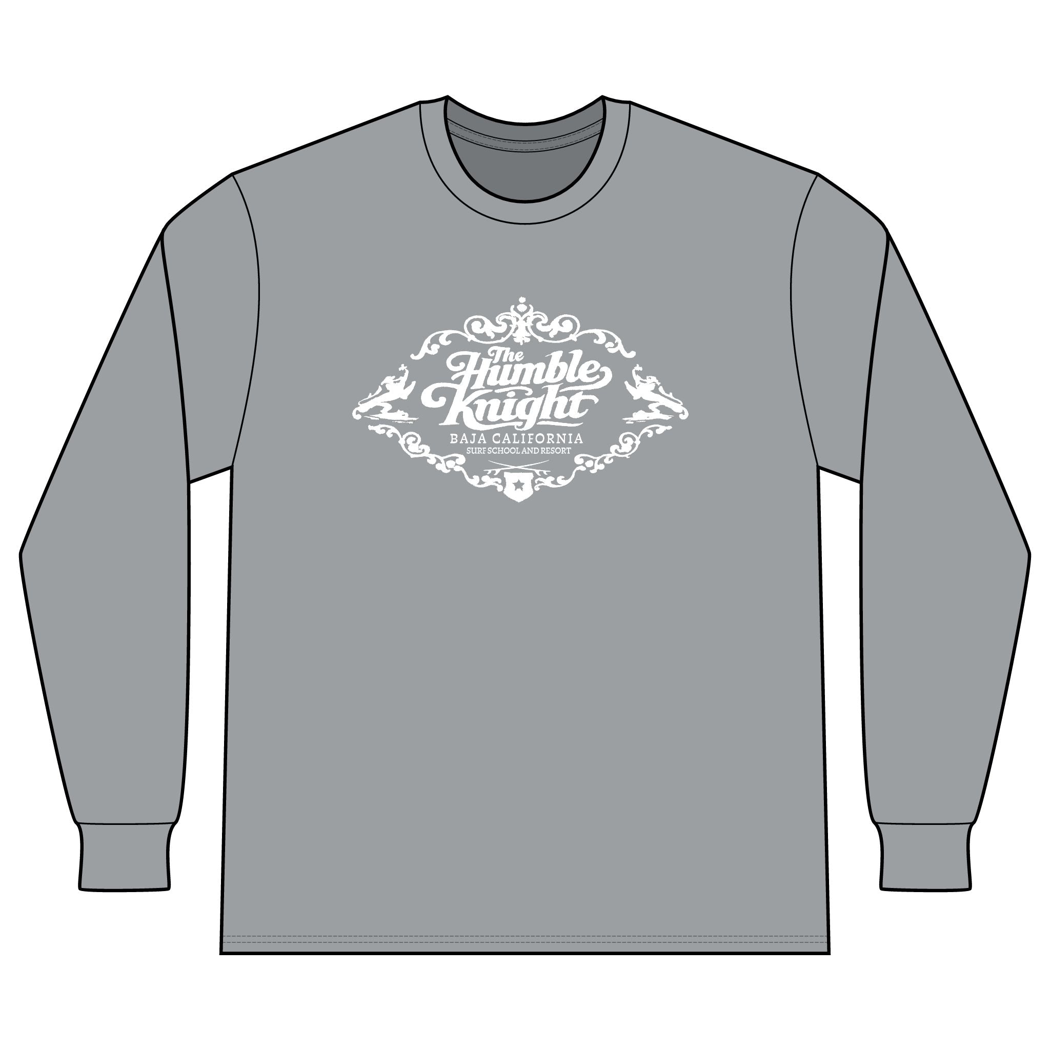 Humble Knight Vintage Logo Long Sleeve Tee