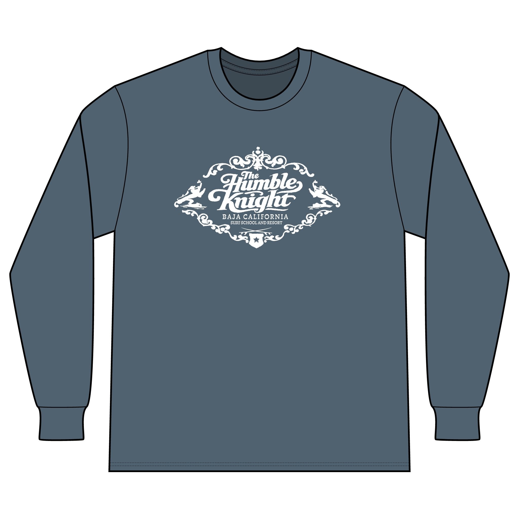 Humble Knight Vintage Logo Long Sleeve Tee