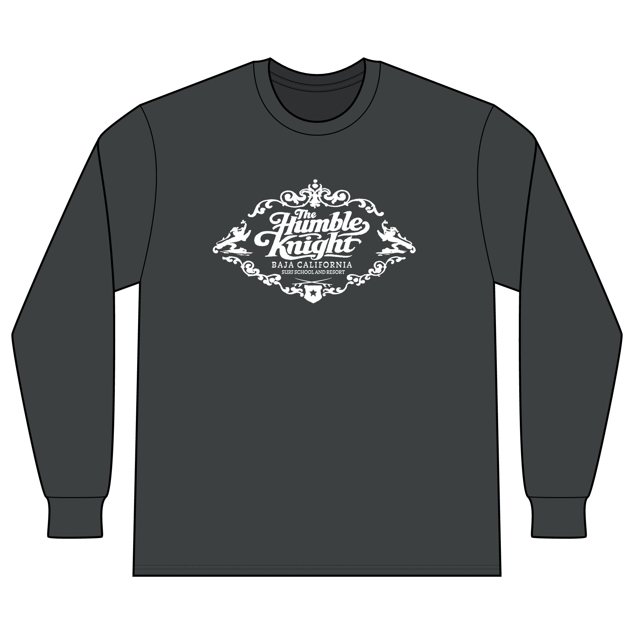 Humble Knight Vintage Logo Long Sleeve Tee
