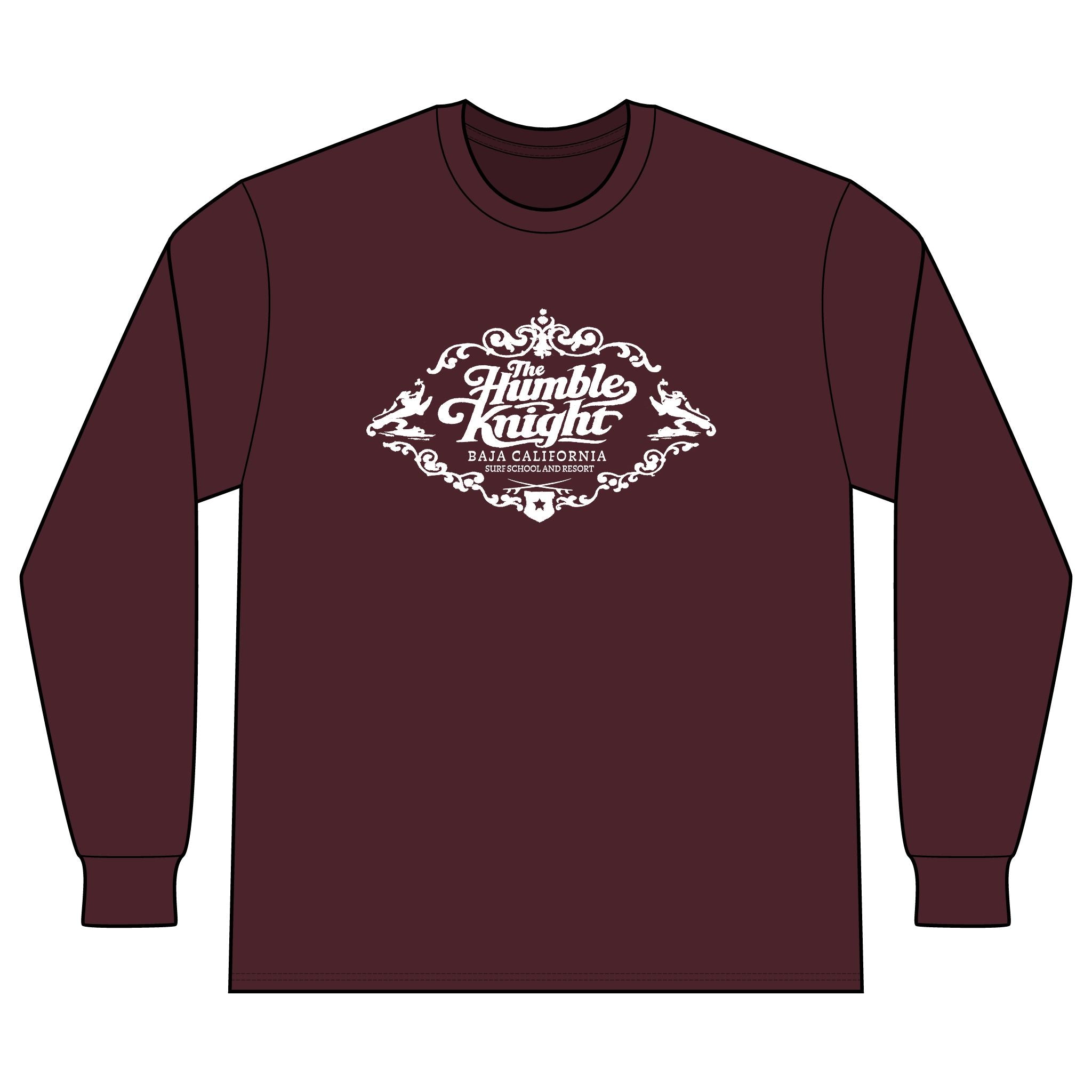 Humble Knight Vintage Logo Long Sleeve Tee