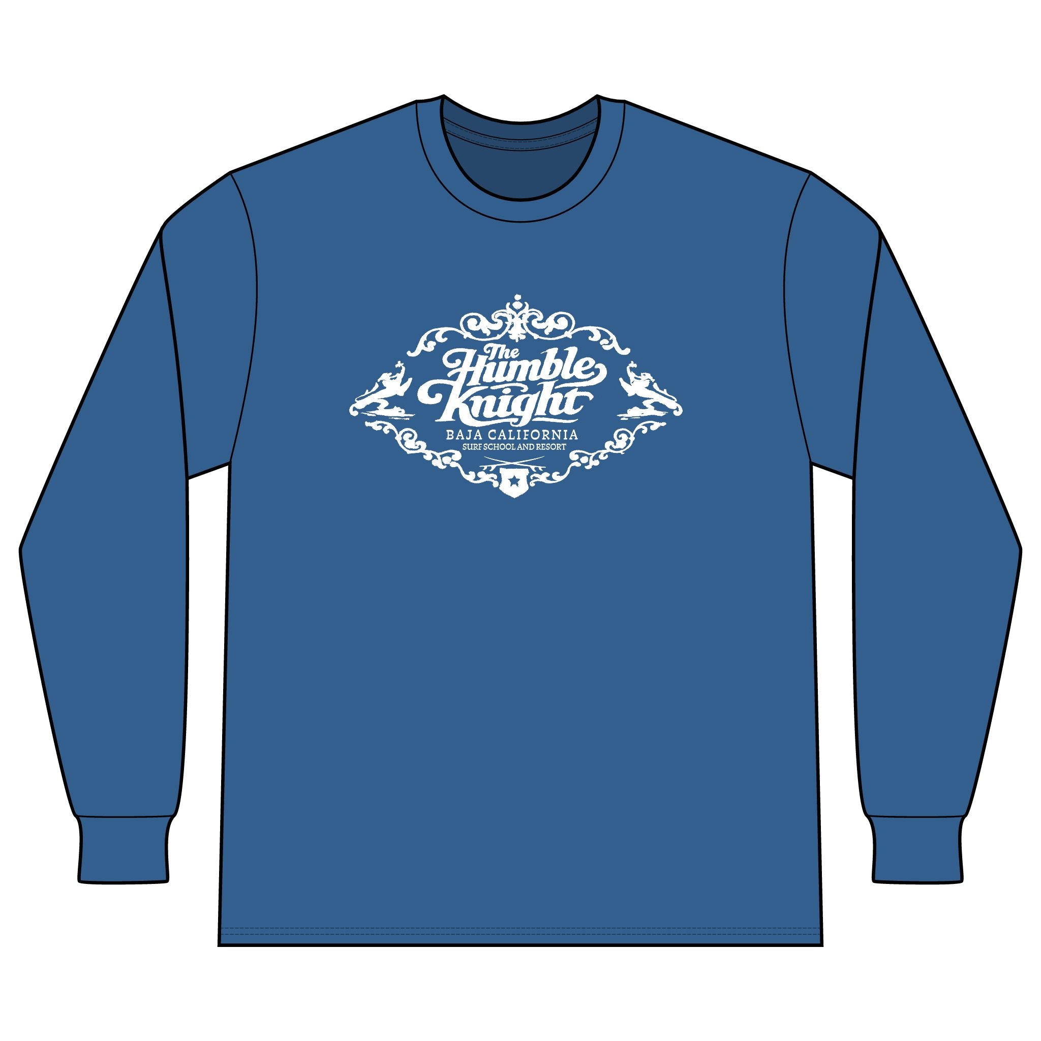 Humble Knight Vintage Logo Long Sleeve Tee