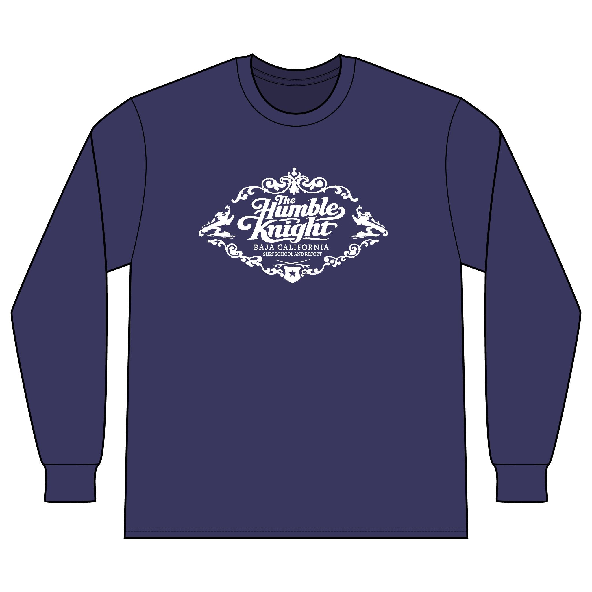 Humble Knight Vintage Logo Long Sleeve Tee
