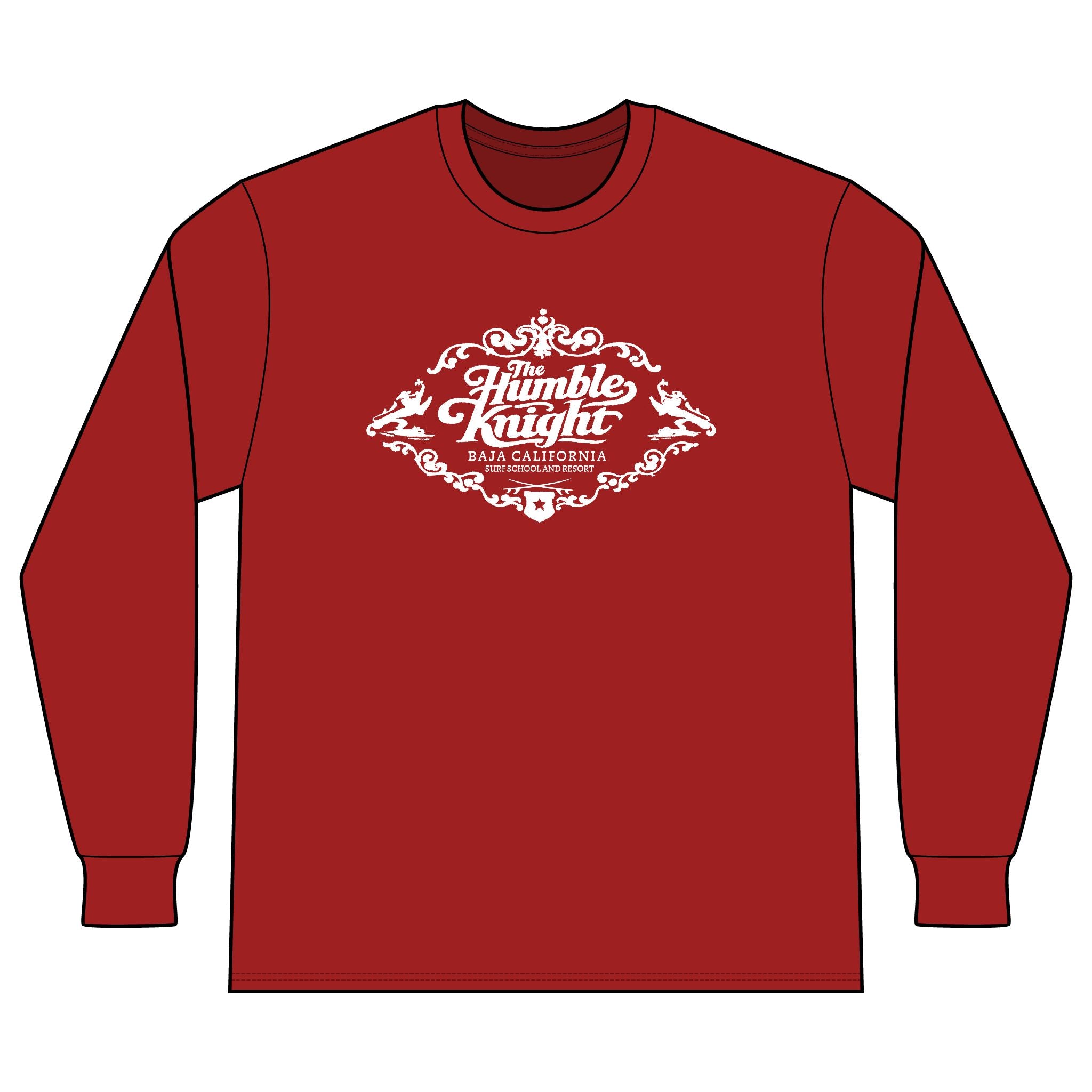 Humble Knight Vintage Logo Long Sleeve Tee