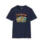 Surfing Knight T‑Shirt — "The Humbleknight" Vintage Surf & Skate Graphic