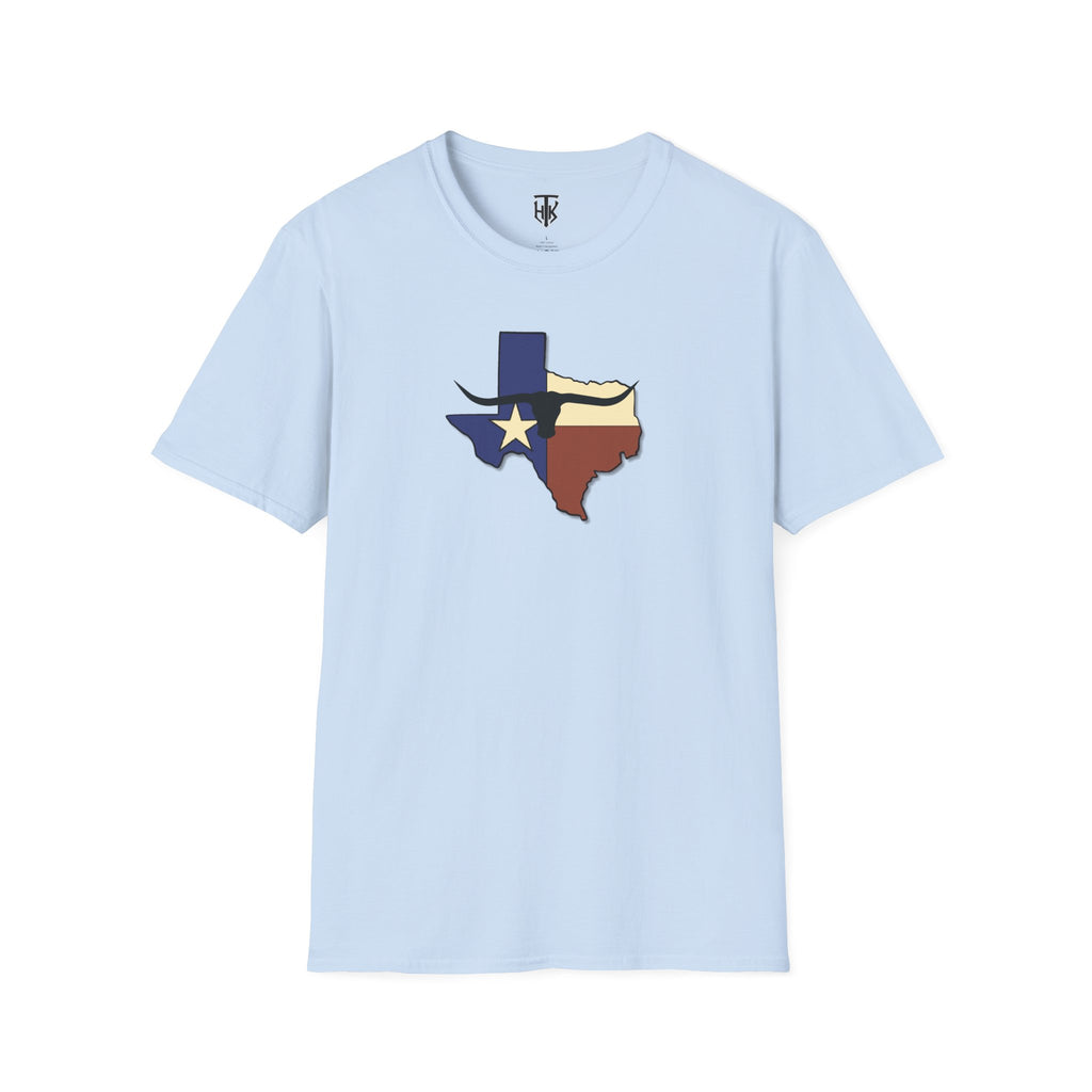 Texas Flag Outline T‑Shirt — Lone Star State Map Tee