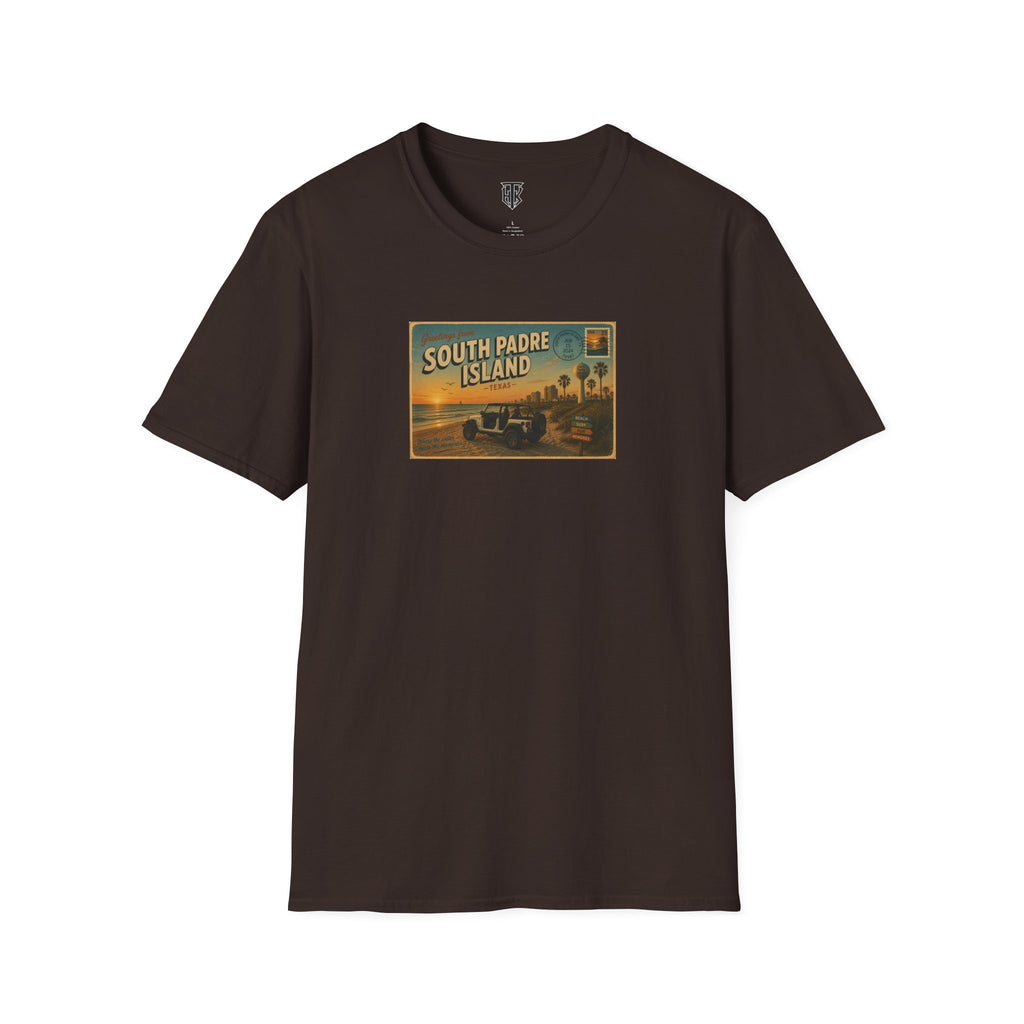 South Padre Island Postcard Vintage Beach T-Shirt