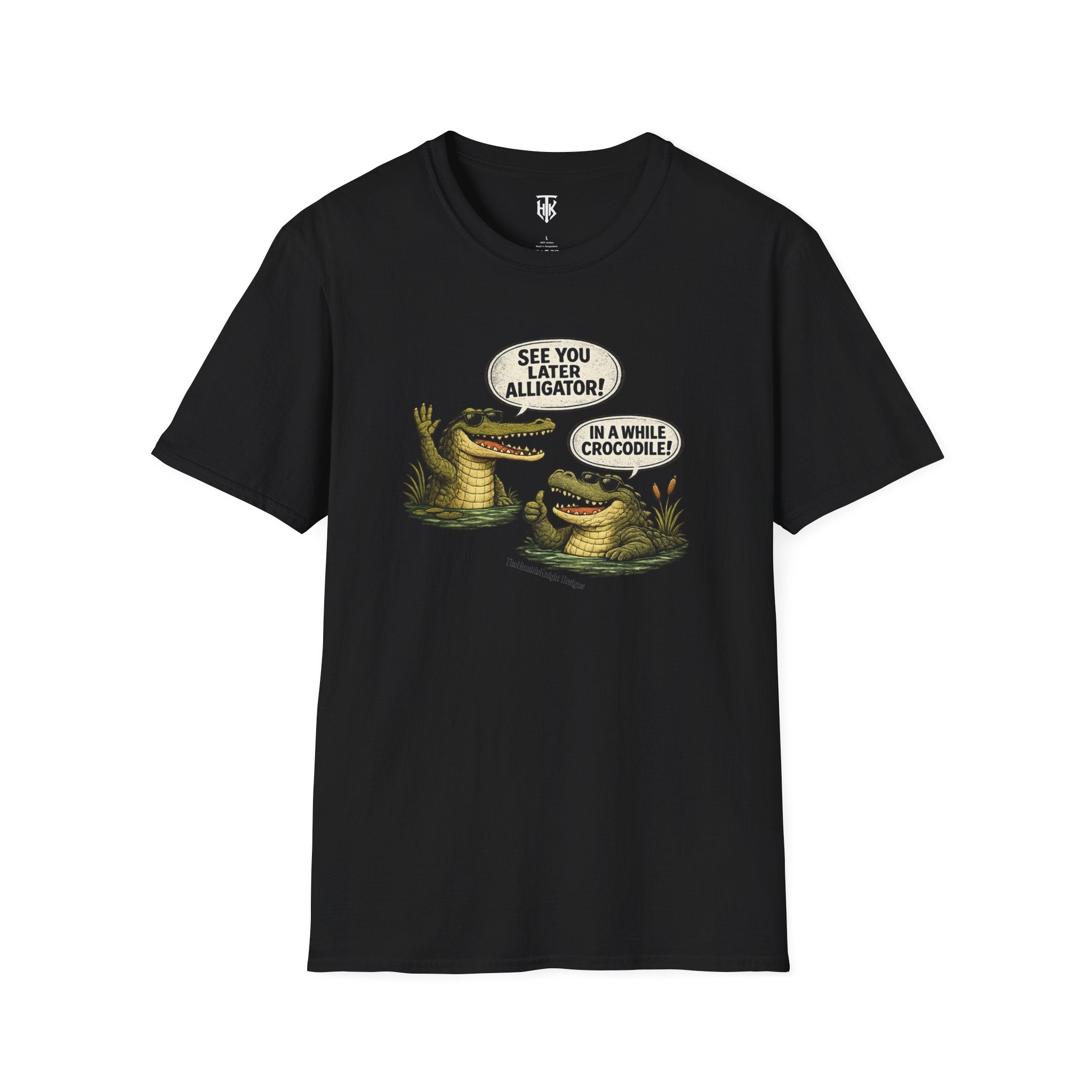 "See You Later Alligator / In A While Crocodile" Retro Graphic Tee