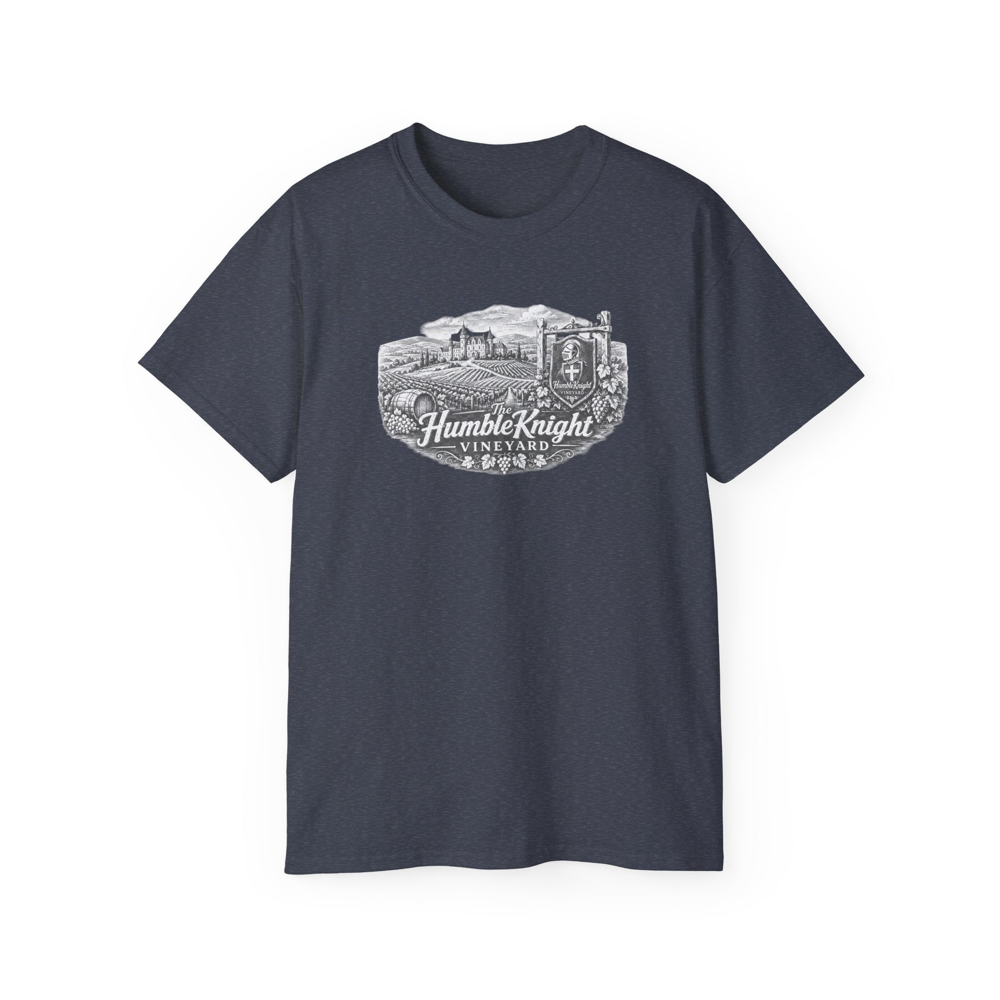 Humble Knight Vineyard Tee — Vintage Winery Graphic T-Shirt