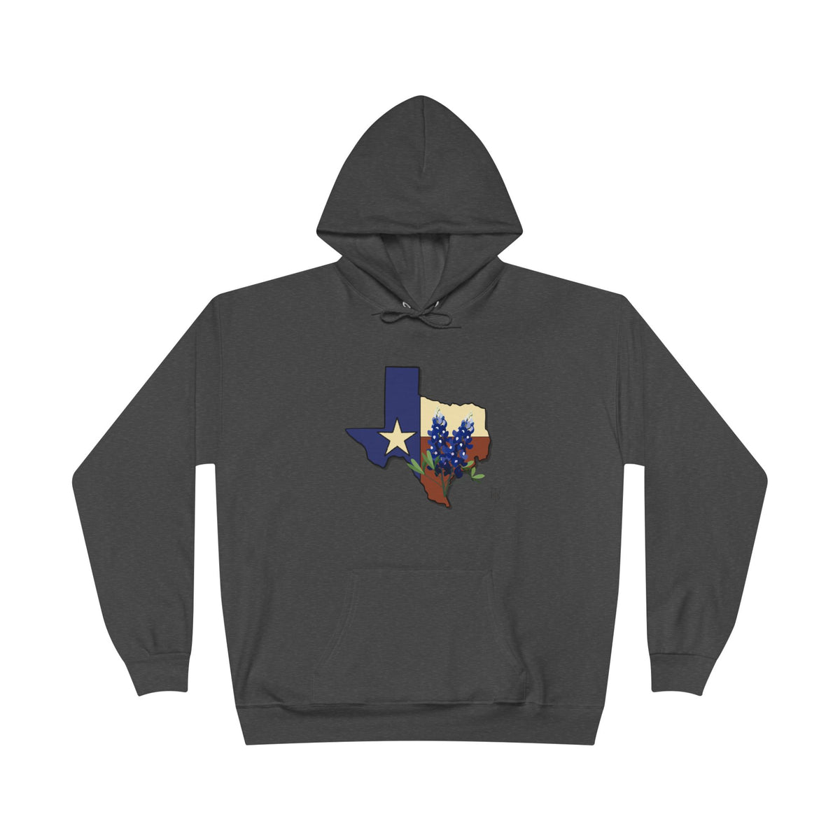 Texas State Hoodie with Bluebonnet & Lone Star