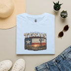 Texas Vintage Flag T-Shirt — The Lone Star State Retro Sunset Design